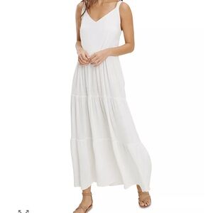 Splendid Wynona Maxi Dress in Pure White, S